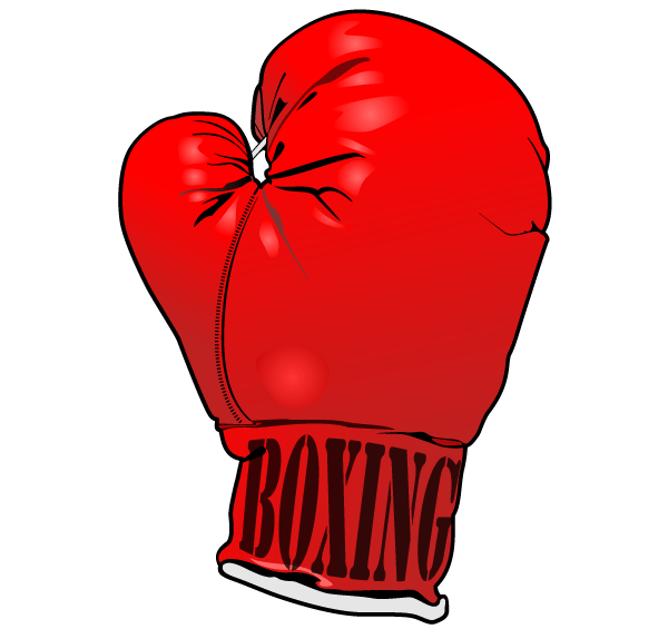 600x565 Red Boxing Gloves Vector Image Free 123freevectors