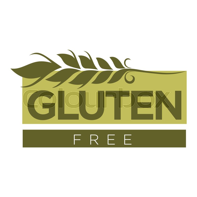 800x800 Gluten Free Substance In Cereal Grains Logo Design With Wheat And