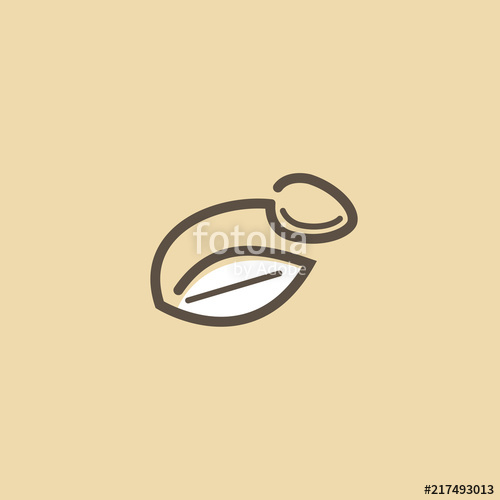 500x500 Abstract Food Logo Icon Vector Design. Recipe, Diet, Cooking, Cafe