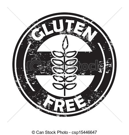 450x470 Gluten Free Seal Over White Background Vector Illustration .