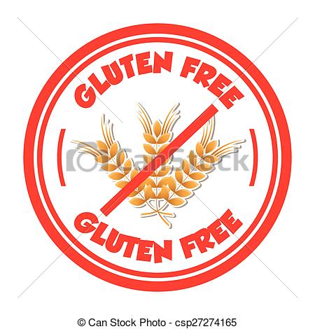 450x470 Gluten Free Design, Vector Illustration Eps10 Graphic Clip Art