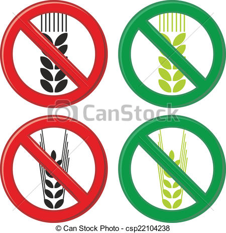 450x463 Gluten Free. Symbol Sign Food For Celiacs.