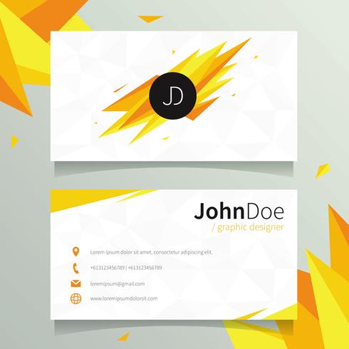 490x490 Graphic Designer Name Card Template