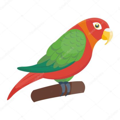 420x420 Tag For Vector Bird Cartoon Parrot Vector Bird Stock Luplupme