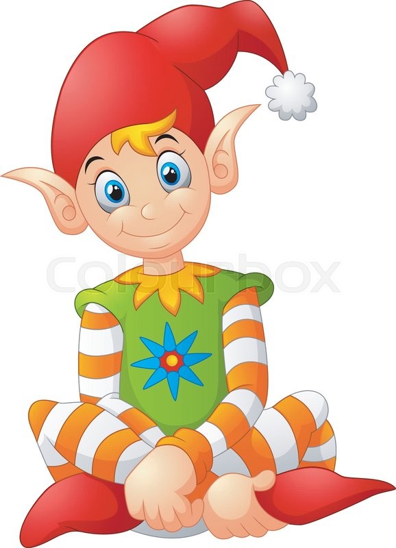 578x800 Vector Illustration Of Cartoon Happy Gnome Stock Vector Colourbox