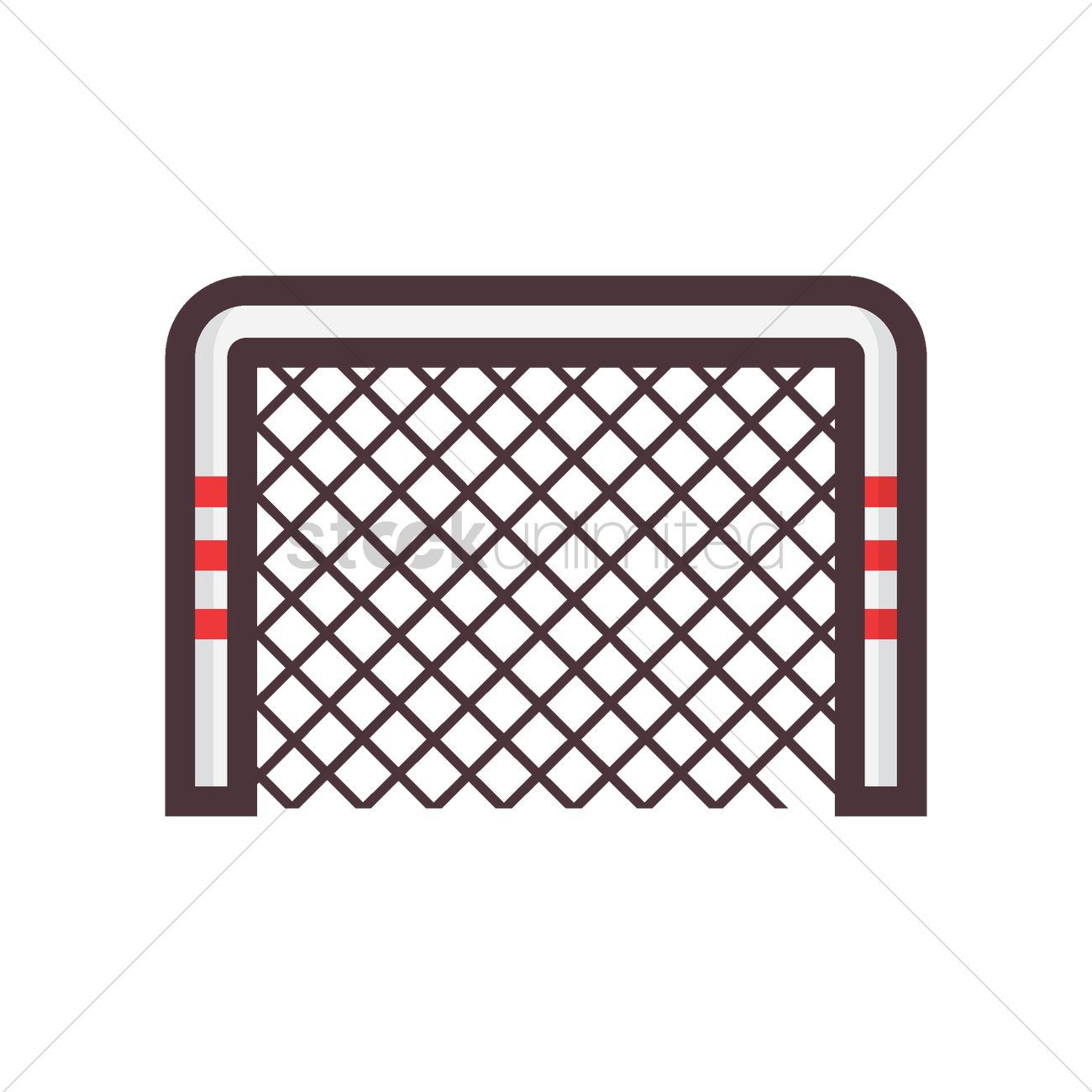 1300x1300 Hockey Goal Vector Image