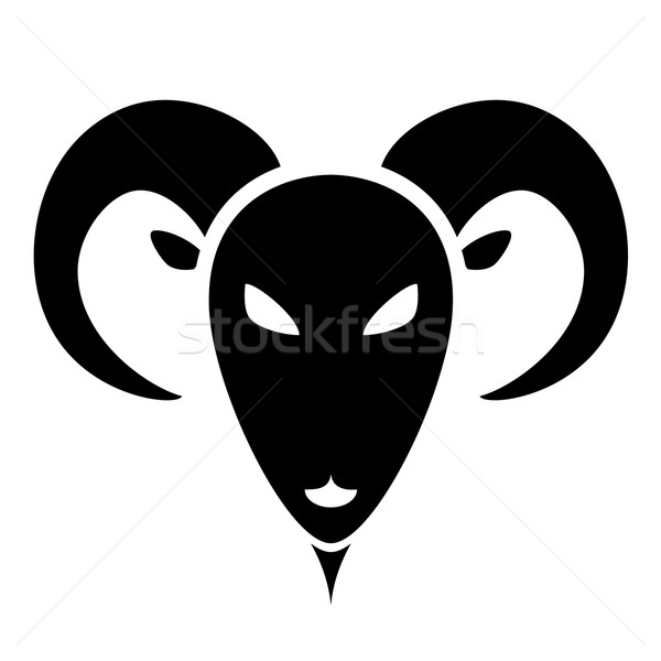 600x600 Goat Head Vector Illustration Felix Pergande (Unkreatives