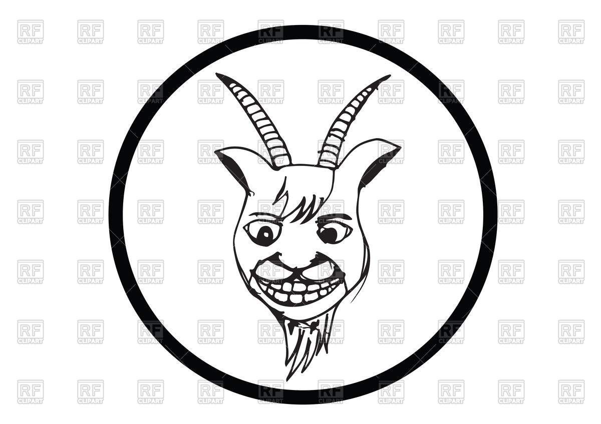 1200x848 Cartoon Goat Head Icon Vector Image Vector Artwork Of Plants And