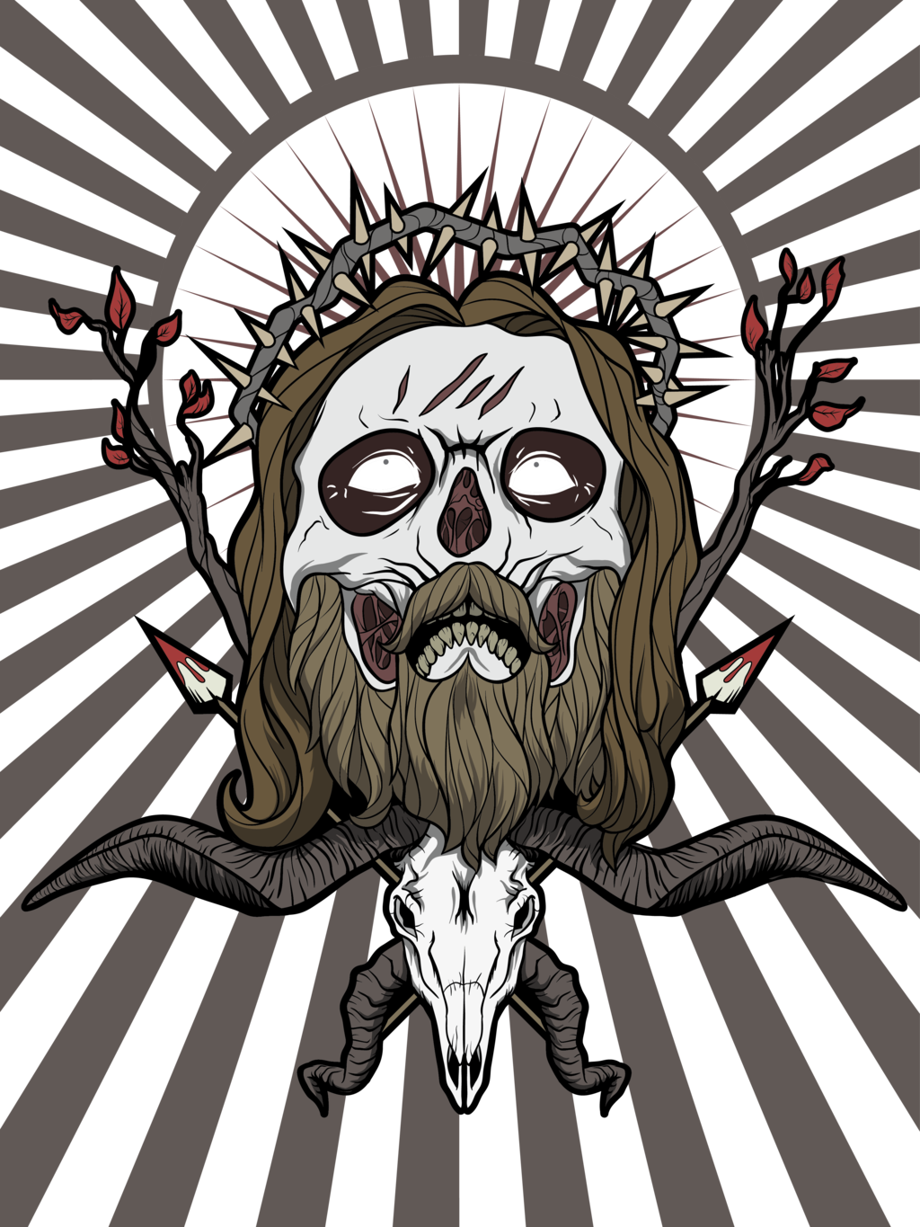 1024x1365 Skull Vector