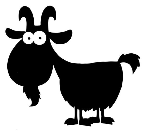 564x507 Goat Silhouette Vector Art Dxf File Free Download