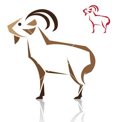 380x400 Goat Vector 1313608