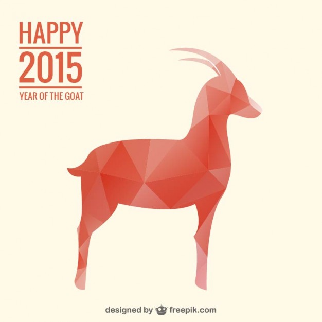 626x626 Happy 2015 Year Of The Goat Vector Free Vector Download In .ai
