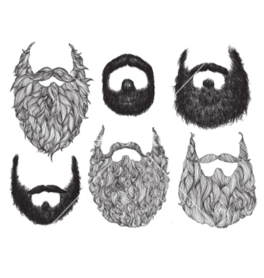 380x400 Drawn Beard Wallpaper