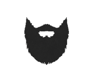 300x250 Goatee Clip Art Outline