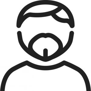 300x300 Man In French Goatee Vector Geekchicpro