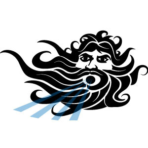 300x300 Greek God Of Sea Vector