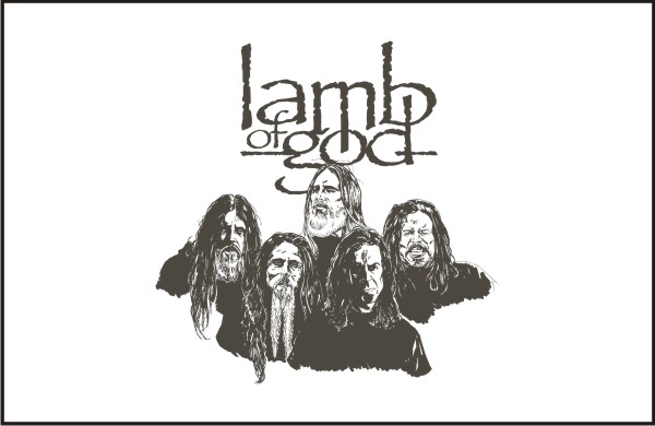 600x390 Lamb Of God Group Vector T Shirts