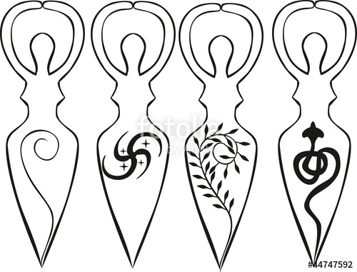 500x381 Spiral Goddess Stock Image And Royalty Free Vector Files On