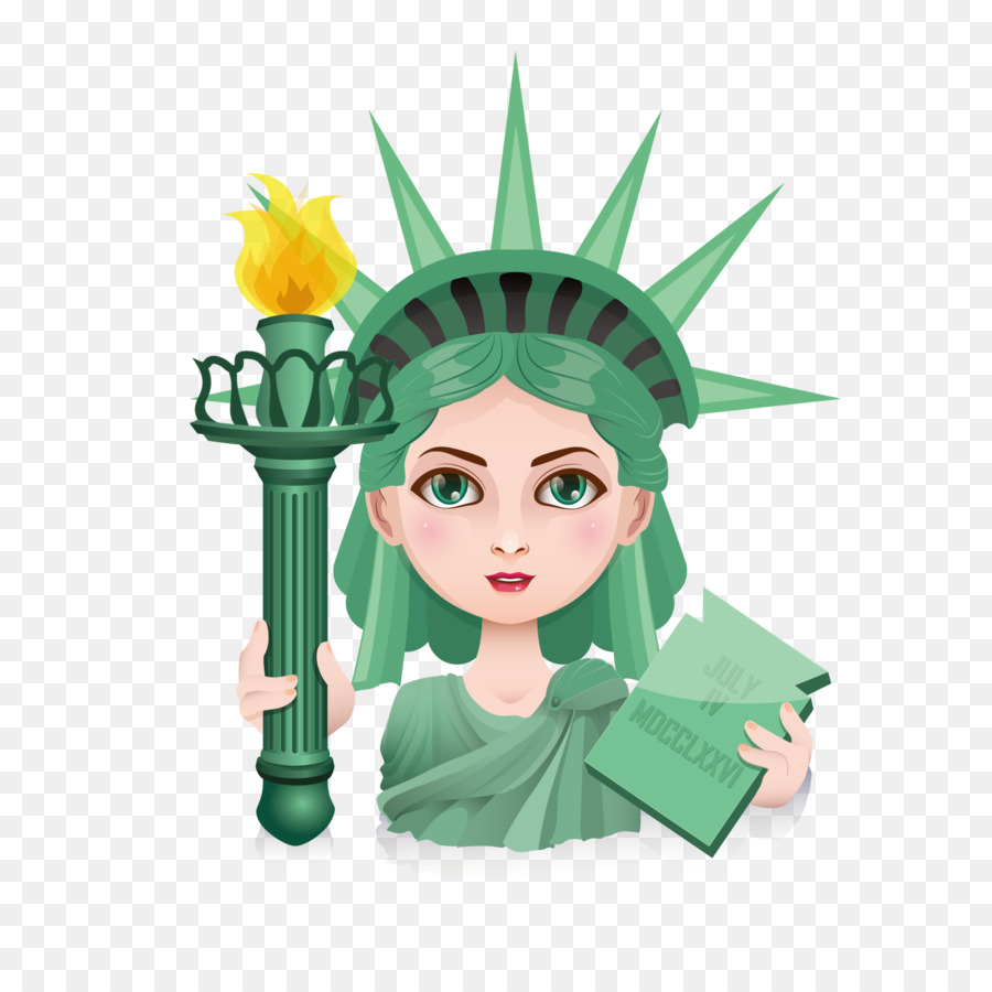 900x900 Statue Of Liberty Illustration
