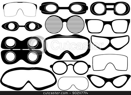 450x329 Goggles Stock Vector