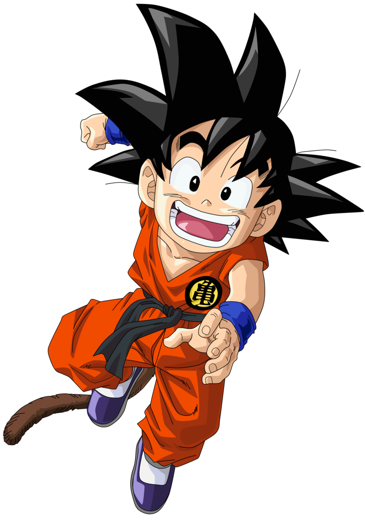 748x1069 Kid Goku Vector Renderextraction Png By Tattydesigns