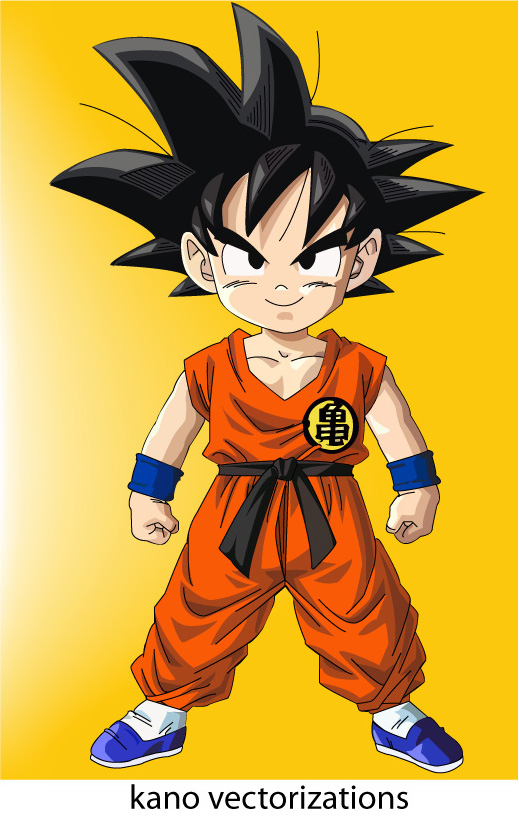 Goku Vector at GetDrawings | Free download