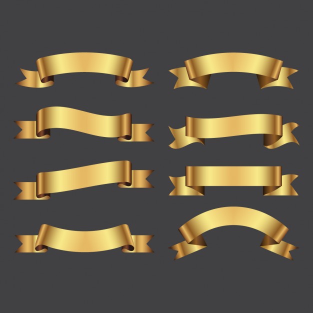 626x626 Gold Ribbon Vectors, Photos And Psd Files Free Download