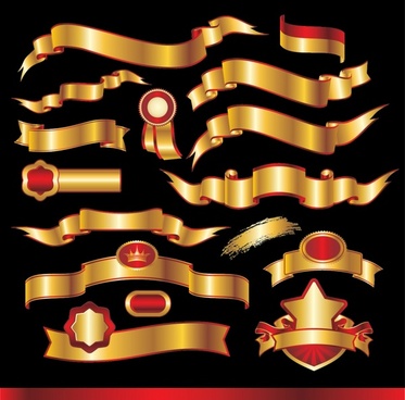 373x368 Gold Banner Free Vector Download (11,682 Free Vector) For