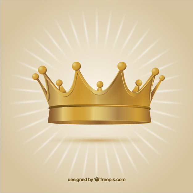 626x626 Gold Crown Vector Free Download