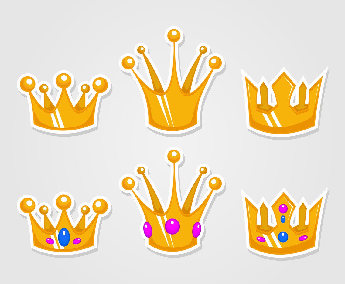 1136x936 Cartoon Gold Crown Vectors Vector Art Amp Graphics