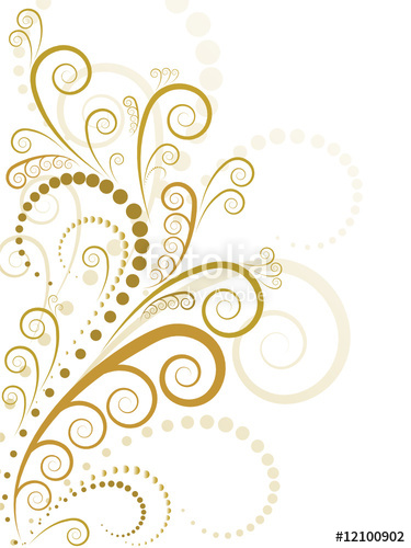 375x500 Gold Floral Design Stock Image And Royalty Free Vector Files On