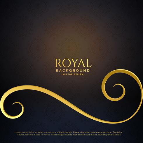 490x490 Royal Golden Floral Vector Background