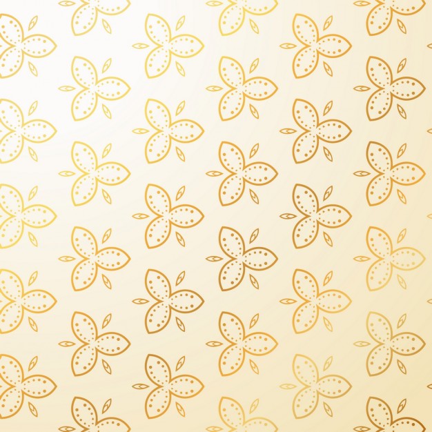 626x626 Gold Flower Background Vector