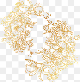 260x267 Golden Flower Png Images Vectors And Psd Files Free Download