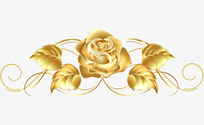 650x400 Golden Rose, Rose, Flower, Flower Png And Vector For Free Download
