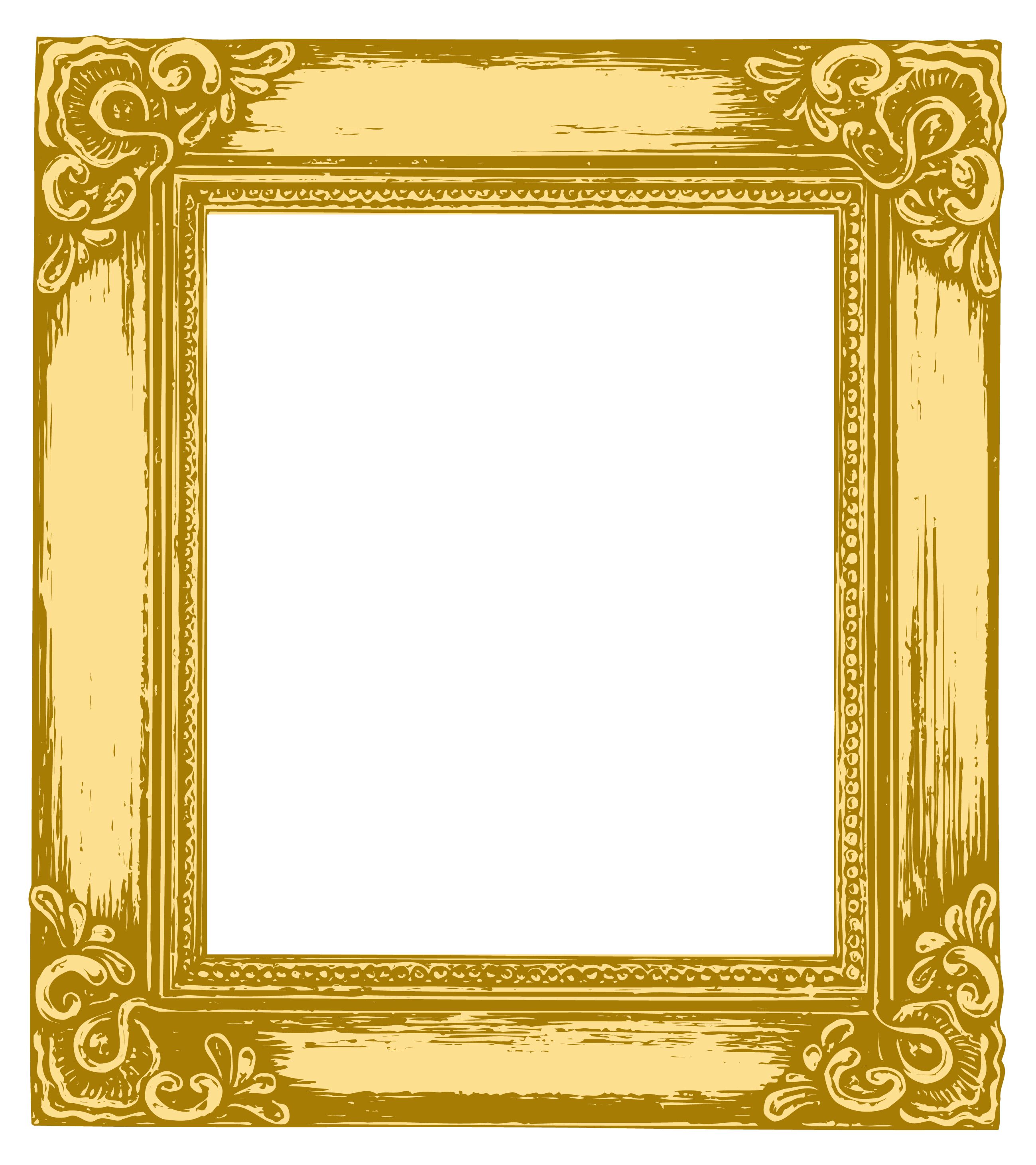 2598x2923 Free Vector Antique Gold Frame Vector Graphic Available For Free