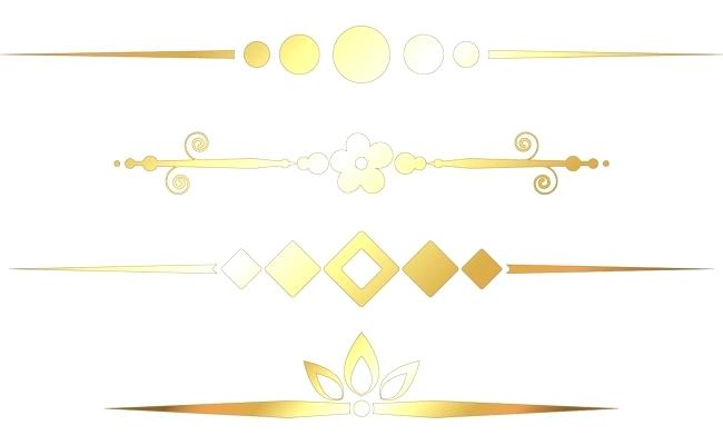 650x400 Gold Frame Vector Elegant Golden Frame Free Vector Gold Photo