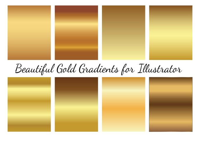 689x490 Gold Vector Gradients