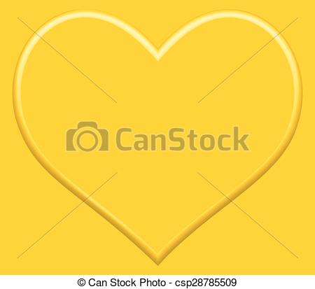 450x413 Gold Heart For The Valentine Day.