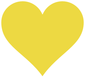 298x276 Gold Heart Clip Art