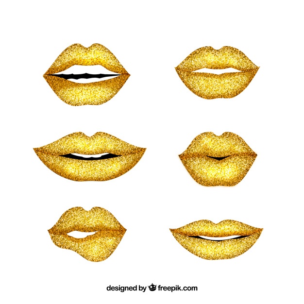 626x626 Gold Lips Vectors, Photos And Psd Files Free Download