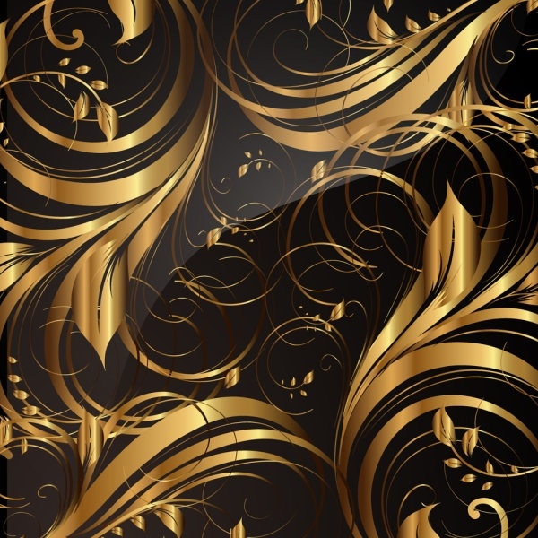 600x600 Gold Pattern Patterns 01 Vector Free Vector In Encapsulated