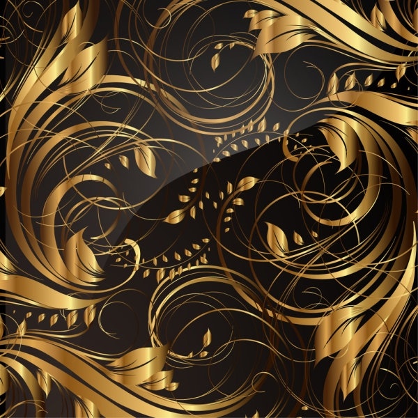 600x600 Gold Pattern Patterns 04 Vector Free Vector In Encapsulated