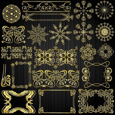 370x368 Vector Gold Pattern Free Vector Download (20,521 Free Vector) For