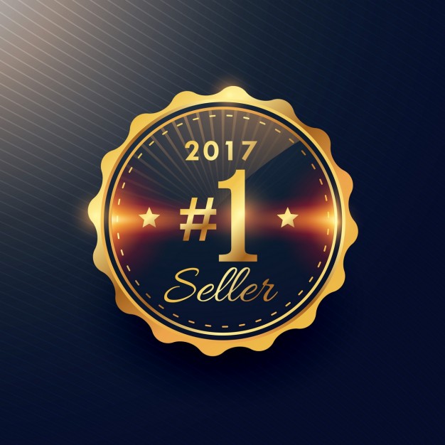 626x626 Gold Seal, Number 1 Vector Free Download