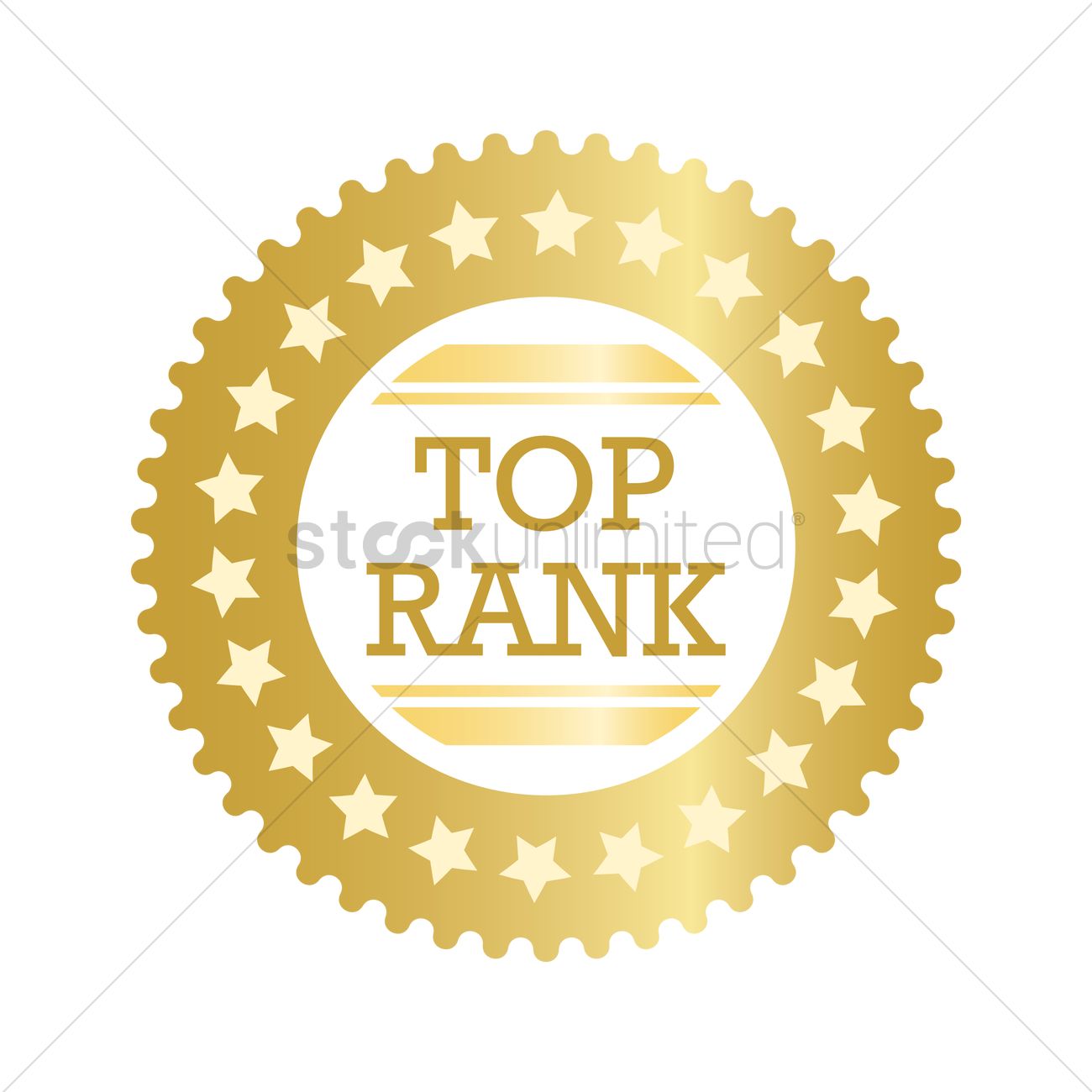 1300x1300 Gold Seal Vector Image