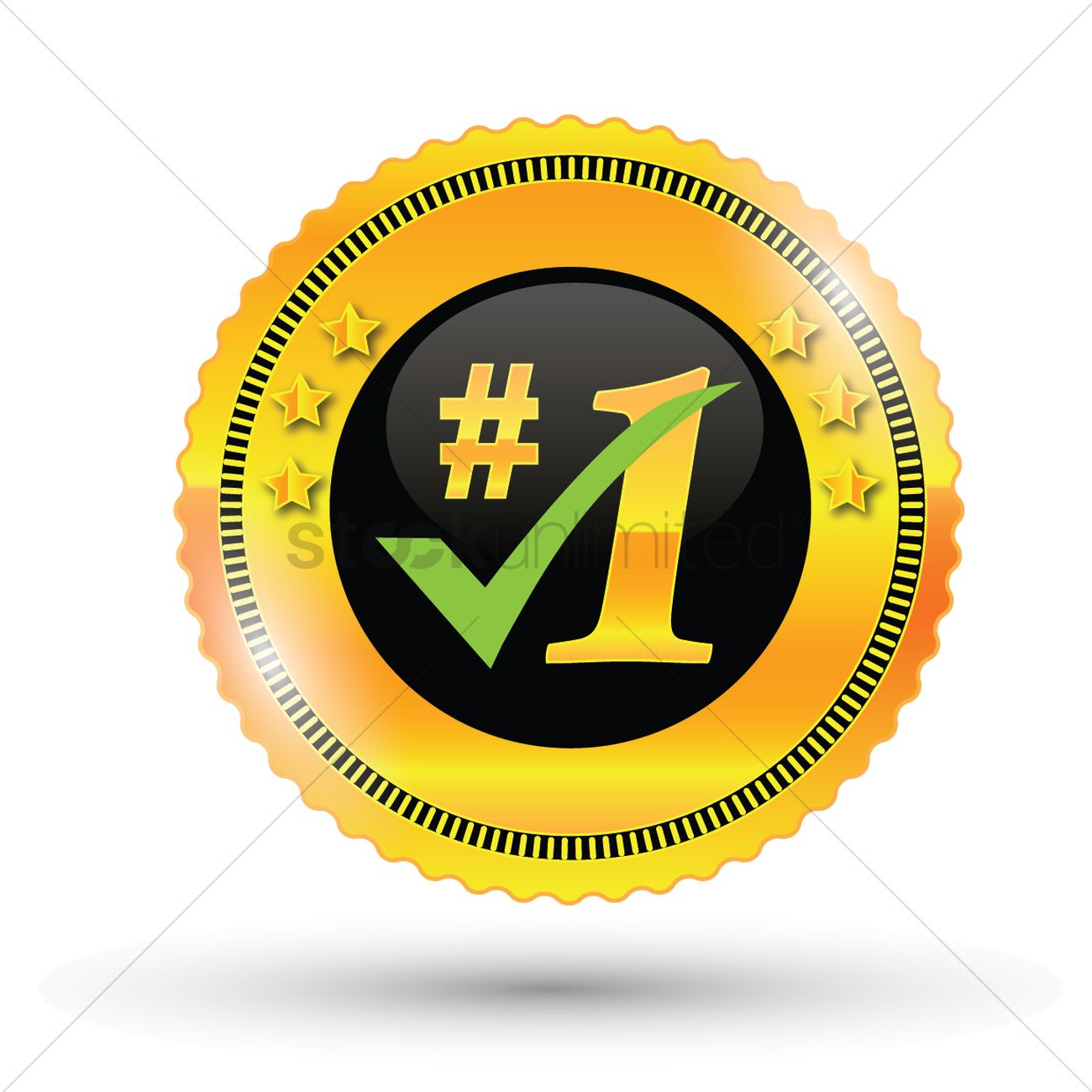 1300x1300 Gold Seal Vector Image