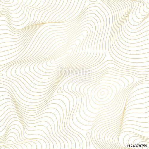 500x500 Vector Golden Texture, Gold Lines Seamless Pattern, Curved Metal