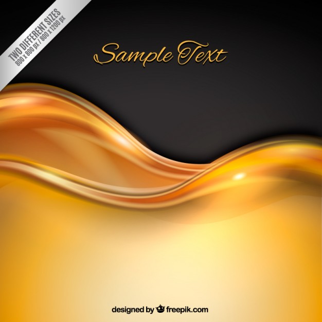 626x626 Golden Wave Background Vector Free Download