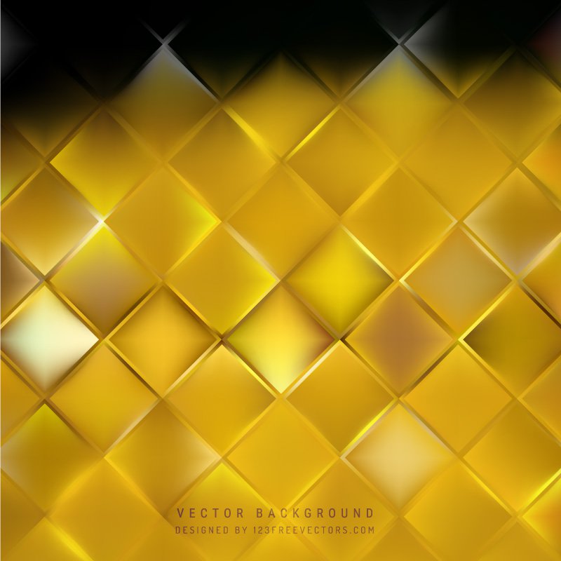 800x800 Black Gold Square Background Pattern Gold Vector Texture